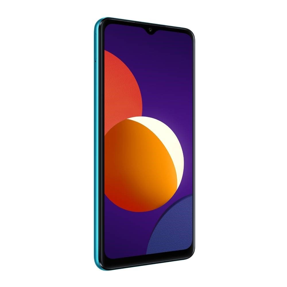 Smartphone Samsung Galaxy M12 Verde, Tela 6.5" | 4G+Wi-Fi+NFC, And. 11, Câm. Tras. em 48+5+2+2MP, Frontal de 8MP, 4GB RAM, 64G