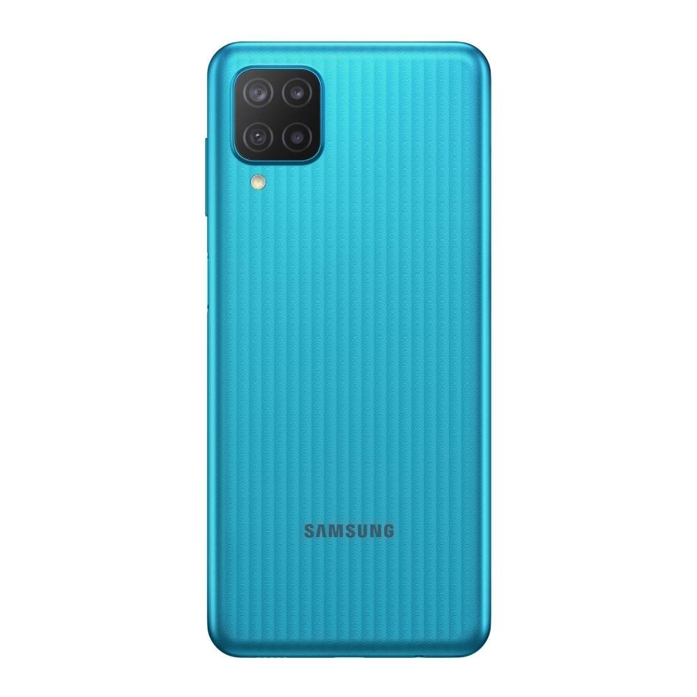 Smartphone Samsung Galaxy M12 Verde, Tela 6.5" | 4G+Wi-Fi+NFC, And. 11, Câm. Tras. em 48+5+2+2MP, Frontal de 8MP, 4GB RAM, 64G