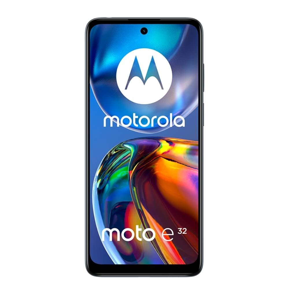 Smartphone Motorola Moto E32 Grafite, Tela de 6.5", 4G+Wi-Fi, And. 11, Câm. Tras. de 16+2+2MP, Frontal 8MP, 4GB RAM, 64GB