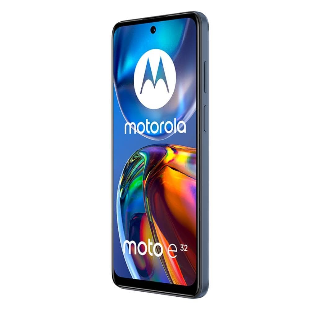 Smartphone Motorola Moto E32 Grafite, Tela de 6.5", 4G+Wi-Fi, And. 11, Câm. Tras. de 16+2+2MP, Frontal 8MP, 4GB RAM, 64GB