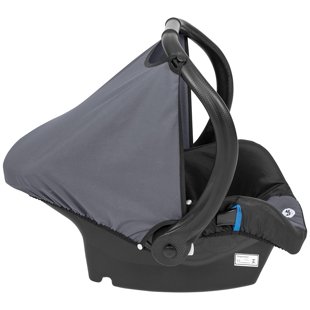 Bebê Conforto Carro Tutti Baby Evo 3 Posições Até 13kg Preto/Cinza