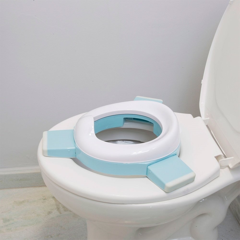 Troninho Infantil Cosco IMP01974, 2 em 1, Portátil com Redutor Sanitário, Azul
