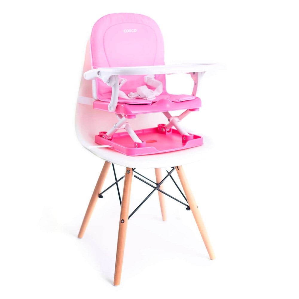 Cadeira Kids de Alimentação Cosco IMP91374 Pop Portátil Rosa