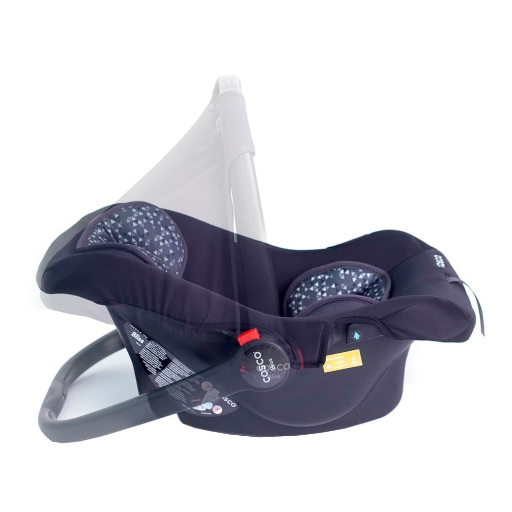 Bebê Conforto Carro Cosco Bliss Alça Ajustável 4 Posições Até 13kg Preto