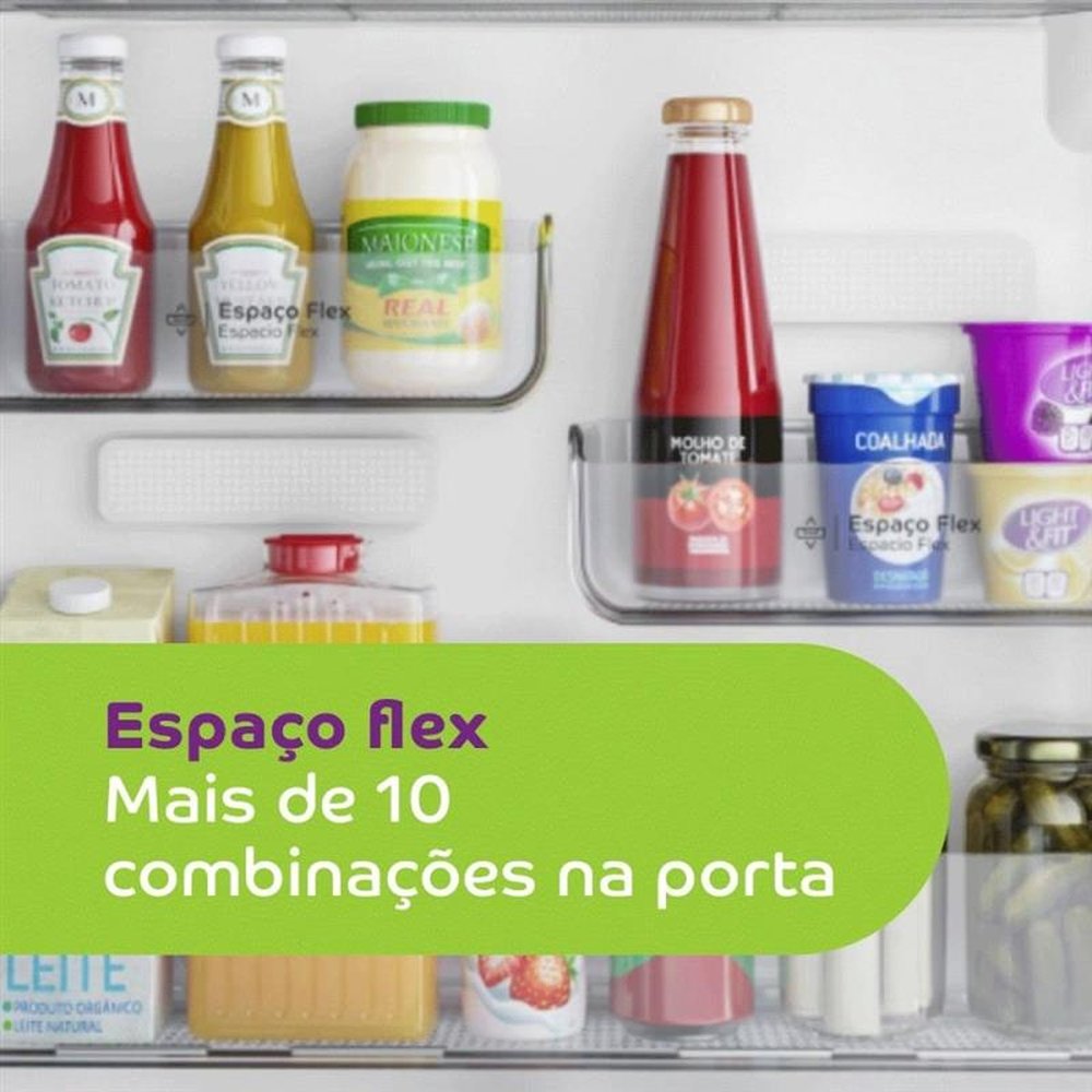 Geladeira/Refrigerador Consul 410 Litros CRM50HB |  Frost Free, Controle Interno de Temperatura, Espaço Flex, Branco, 220V