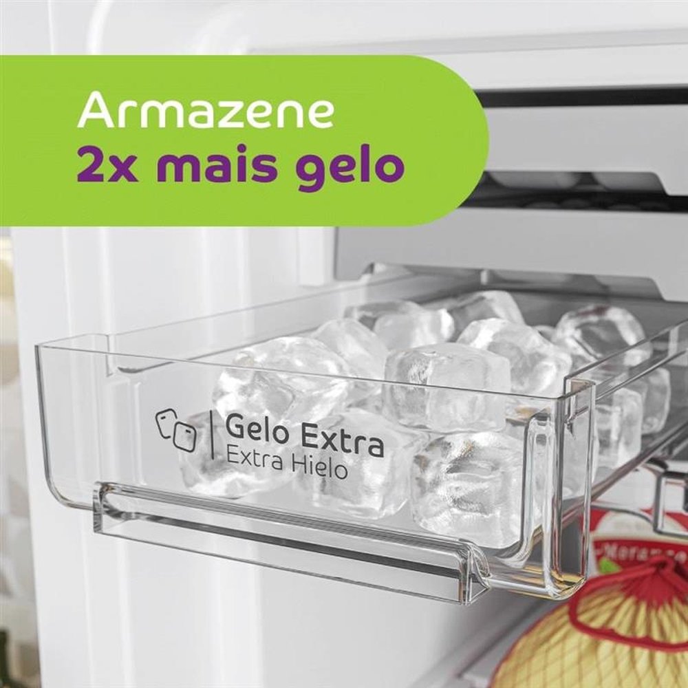 Geladeira/Refrigerador Consul 410 Litros CRM50HB |  Frost Free, Controle Interno de Temperatura, Espaço Flex, Branco, 220V