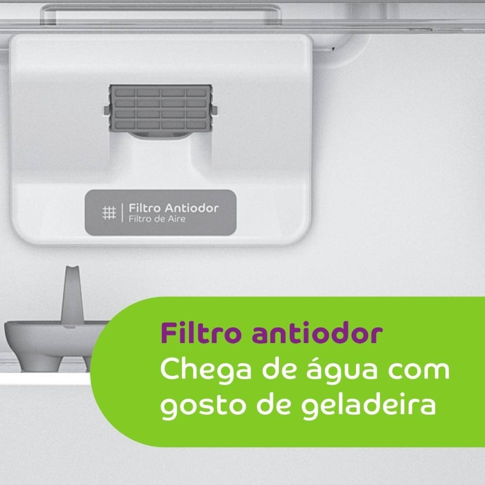 Geladeira/Refrigerador Consul 410 Litros CRM50HK, Frost Free, Controle Interno de Temperatura, Espaço Flex, Inox 220V