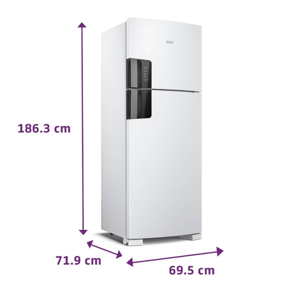 Geladeira/Refrigerador Consul 450 Litros CRM56HB | Frost Free, Painel Eletrônico Externo, Espaço Flex, Branco, 220V
