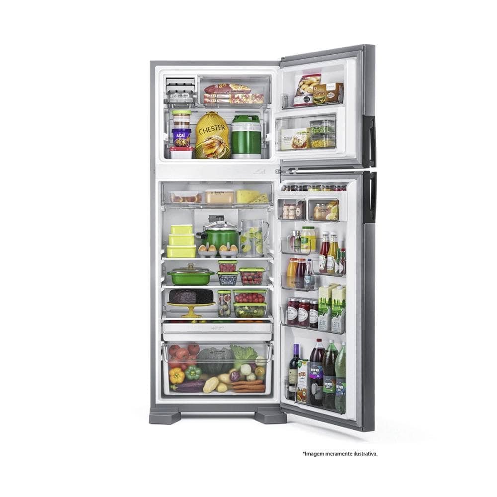 Geladeira/Refrigerador Consul 450 Litros CRM56HK | Frost Free, Painel Eletrônico Externo, Espaço Flex, Inox, 110V