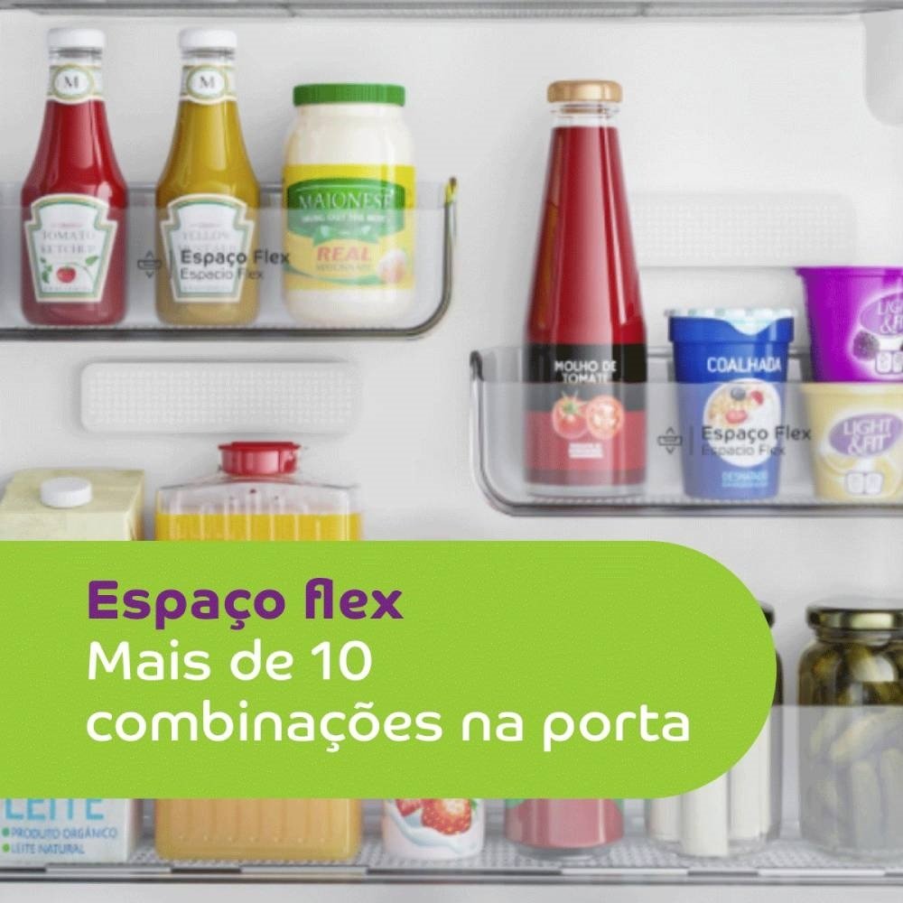 Geladeira/Refrigerador Consul 450 Litros CRM56HK | Frost Free, Painel Eletrônico Externo, Espaço Flex, Inox, 110V