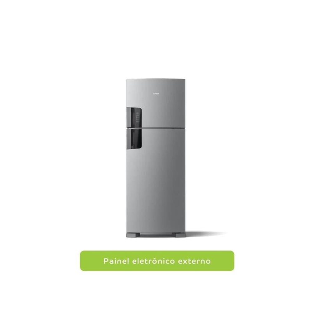 Geladeira/Refrigerador Consul 450 Litros CRM56HK, Frost Free, Painel Eletrônico Externo, Espaço Flex, Inox, 220V