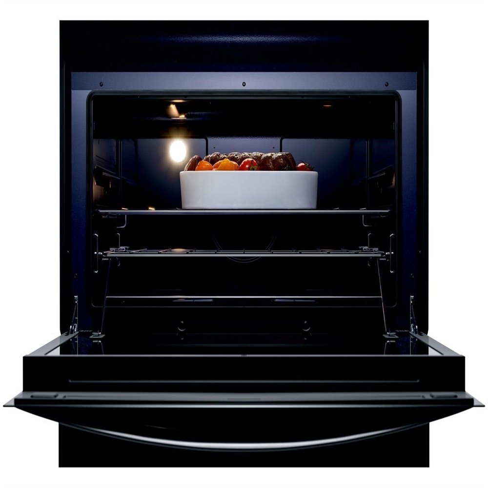 Fogão Brastemp 5 Bocas  BFS5VCE - Mesa de Vidro, Turbo Chama, Preto, Bivolt