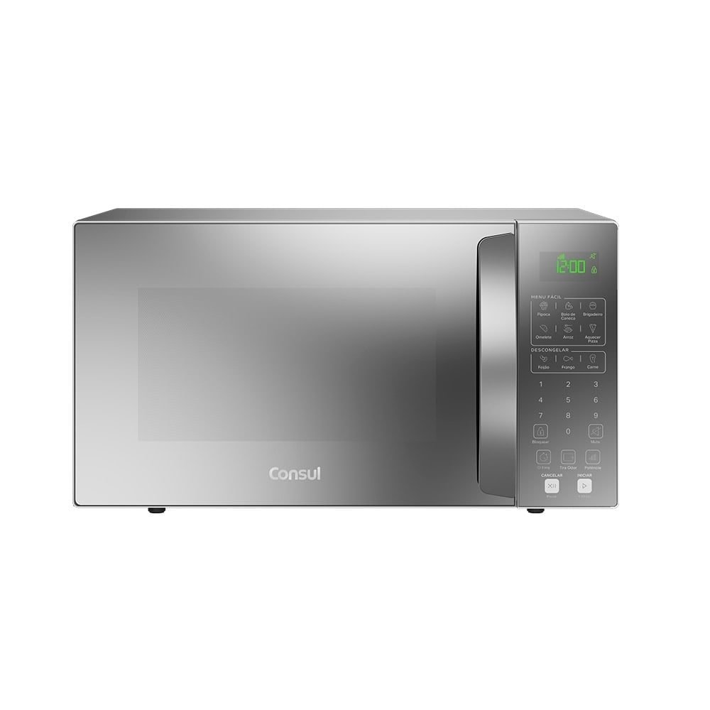 Micro-Ondas Consul 32 Litros CMS46AR, Espelhado, Inox, 220V