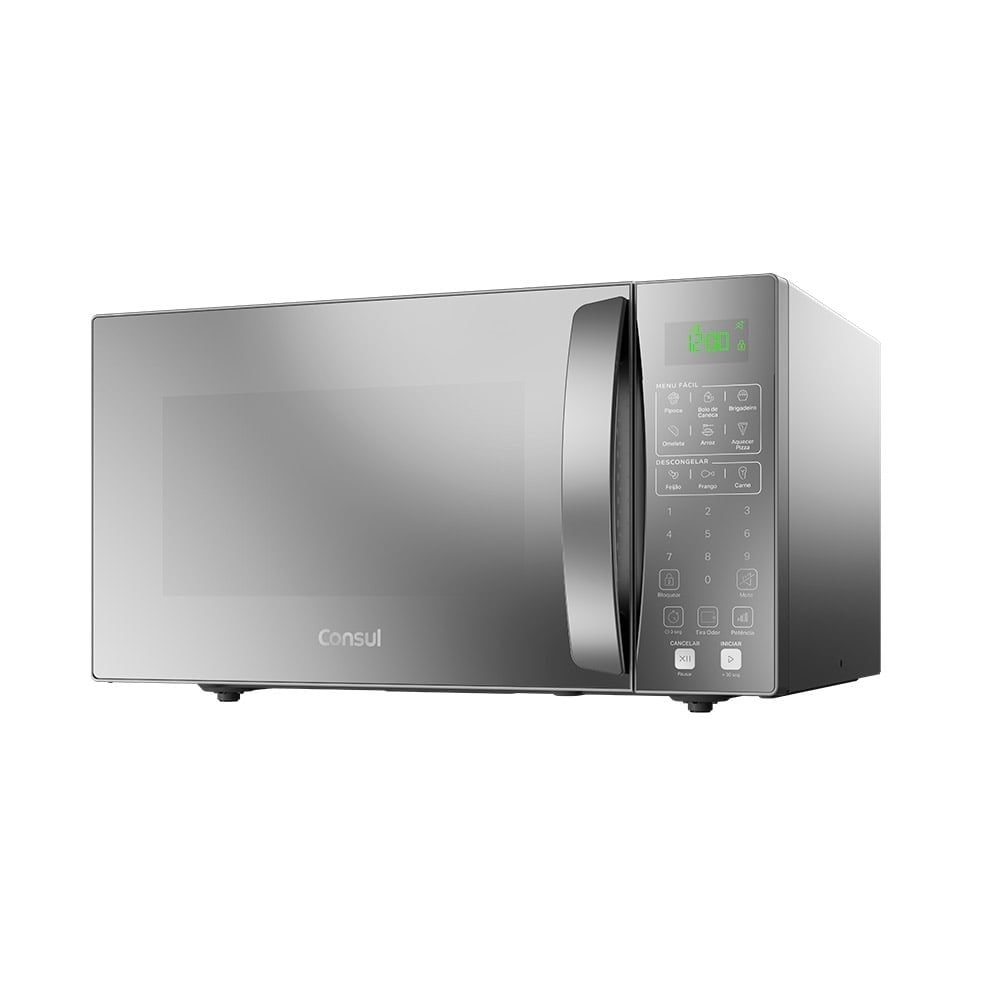 Micro-Ondas Consul 32 Litros CMS46AR, Espelhado, Inox, 220V