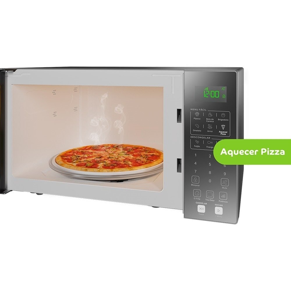 Micro-Ondas Consul 32 Litros CMS46AR, Espelhado, Inox, 220V