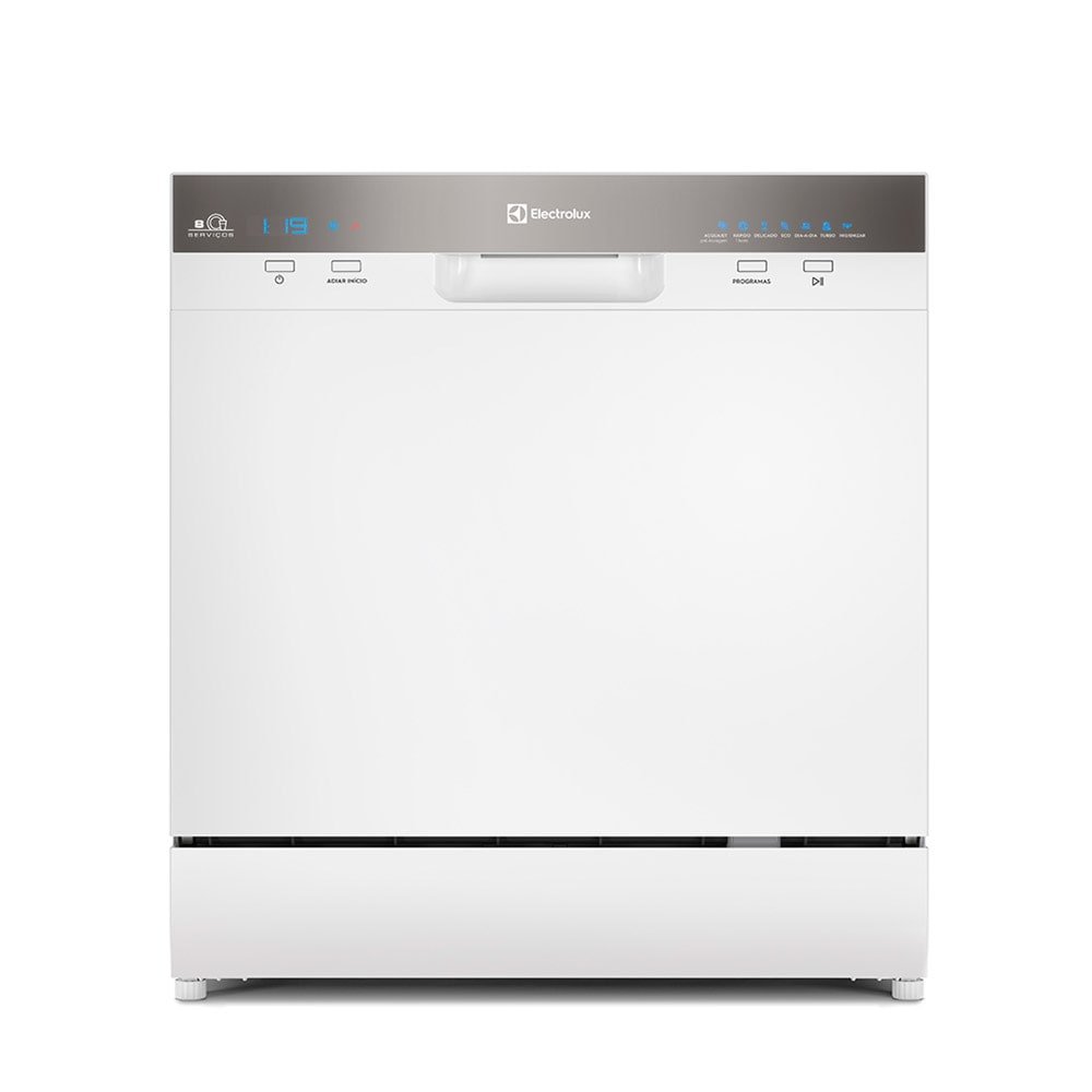 Lava-Louças 8 Serviços Electrolux LL08B, Branca, 110V