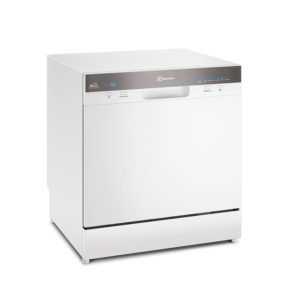 Lava-Louças 8 Serviços Electrolux LL08B, Branca, 110V
