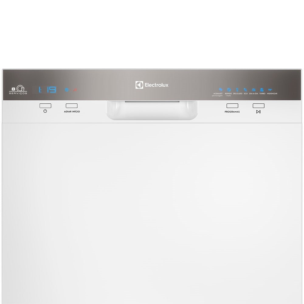 Lava-Louças 8 Serviços Electrolux LL08B, Branca, 110V