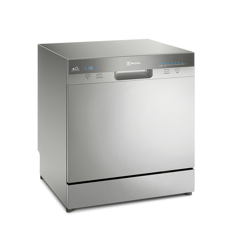 Lava-Louças 8 Serviços Electrolux LL08S, Inox, 110V