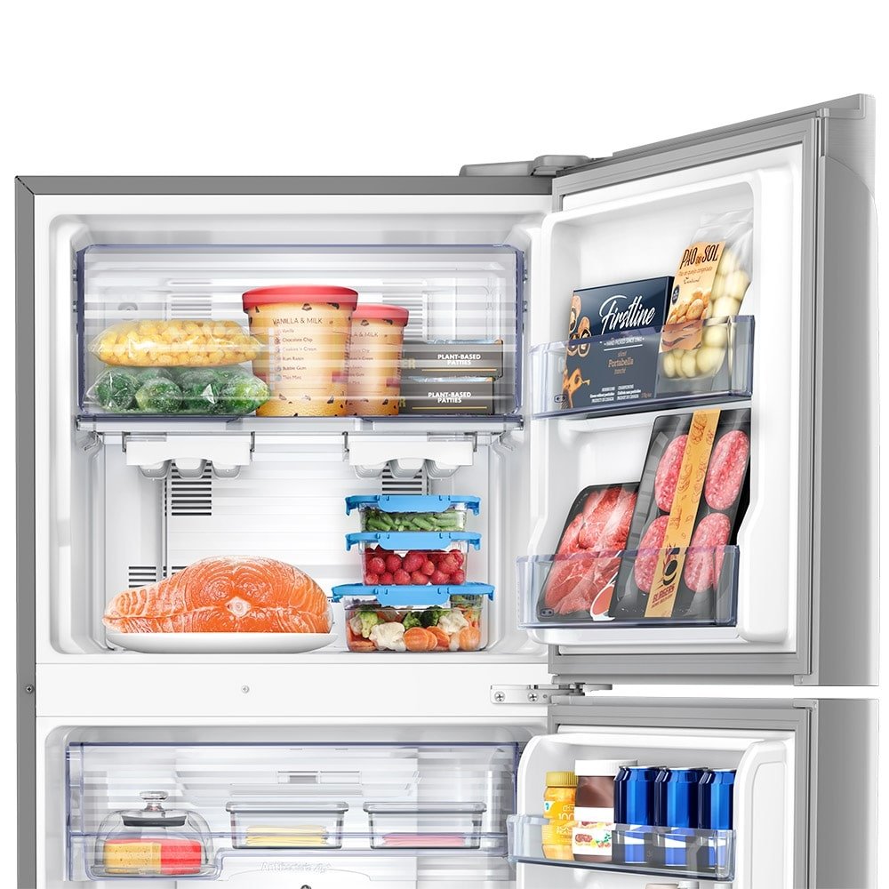 Geladeira/Refrigerador Panasonic 387 Litros A+++ NR-BT41PD1X - 2 Portas, Frost Free, Painel, Eletrônico, Aço Escovado 220V