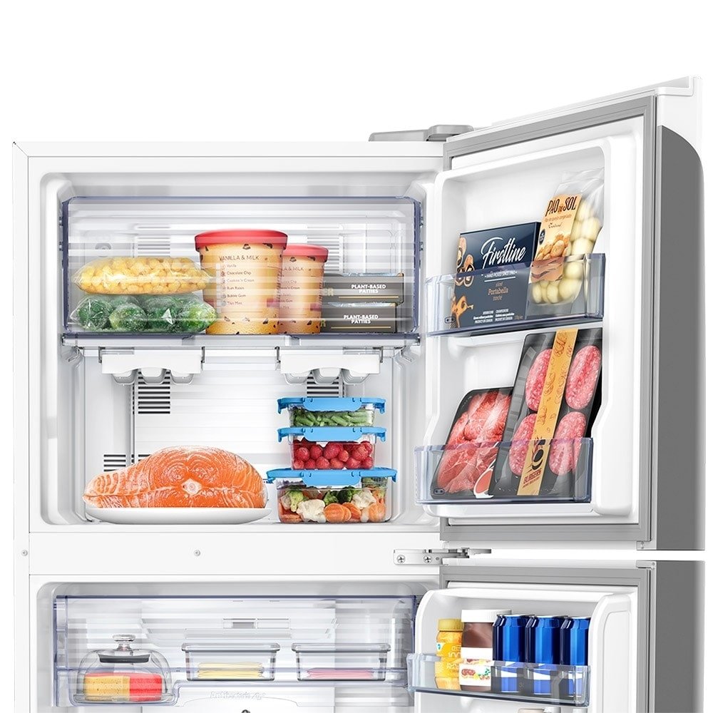 Geladeira/Refrigerador Panasonic 387 Litros A+++ NR-BT41PD1W - 2 Portas, Frost Free, Painel Eletrônico, Branco 110V