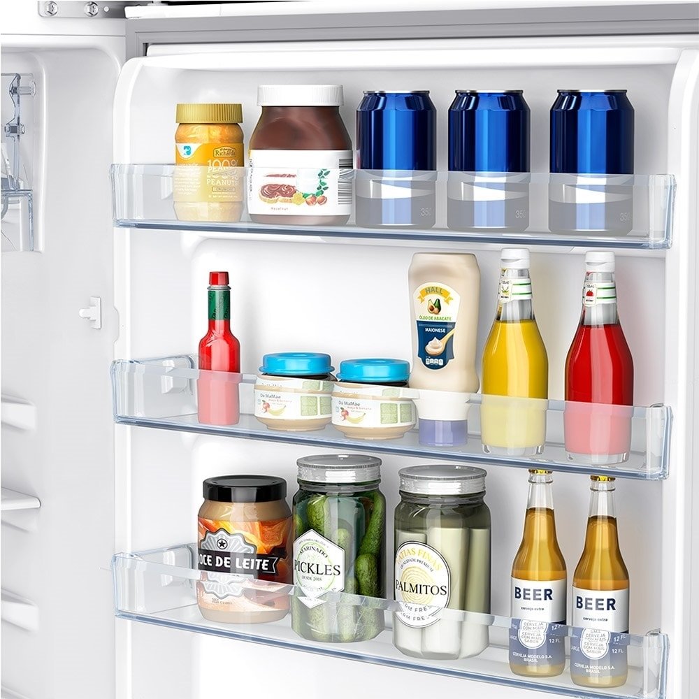 Geladeira/Refrigerador Panasonic 387 Litros A+++ NR-BT41PD1W - 2 Portas, Frost Free, Painel Eletrônico, Branco 110V