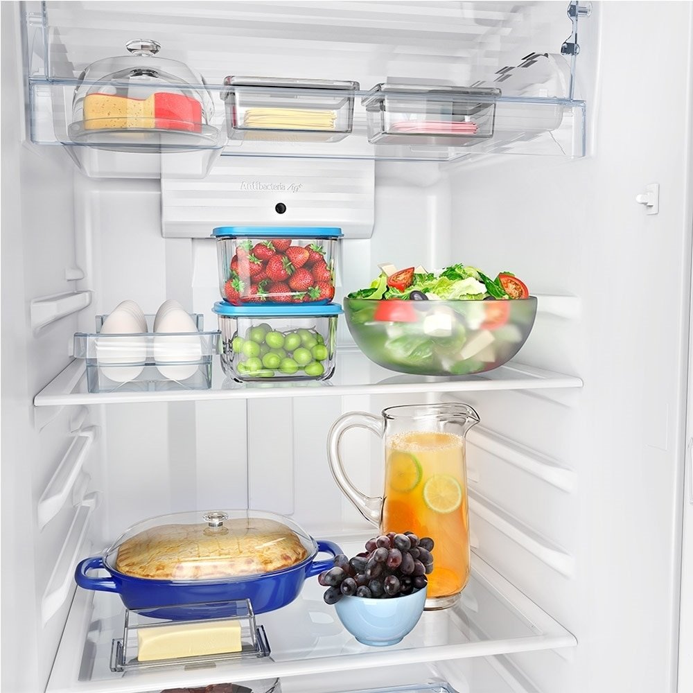 Geladeira/Refrigerador Panasonic 387 Litros A+++ NR-BT41PD1W - 2 Portas, Frost Free, Painel Eletrônico, Branco 110V