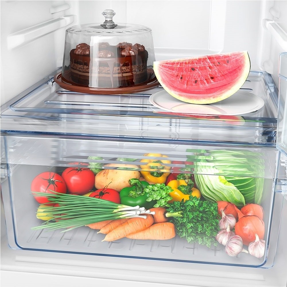 Geladeira/Refrigerador Panasonic 387 Litros A+++ NR-BT41PD1W - 2 Portas, Frost Free, Painel Eletrônico, Branco 110V