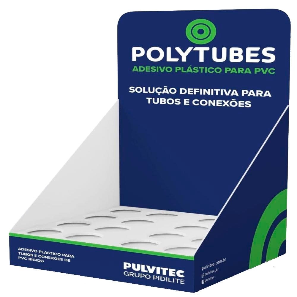EXPOSITOR BALCAO POLYTUBES PARA BISNAGAS 17G E 75G