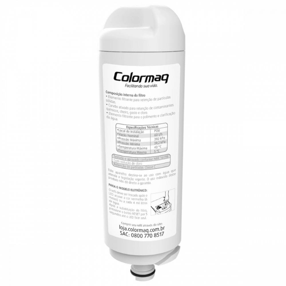 Refil Filtro Purificador Colormaq Acqua