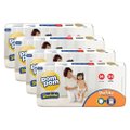 Fralda Descartável Pom Pom Shortinho Jumbo Tamanho M - 4 Pacotes com 34 Fraldas - Total 136 Tiras