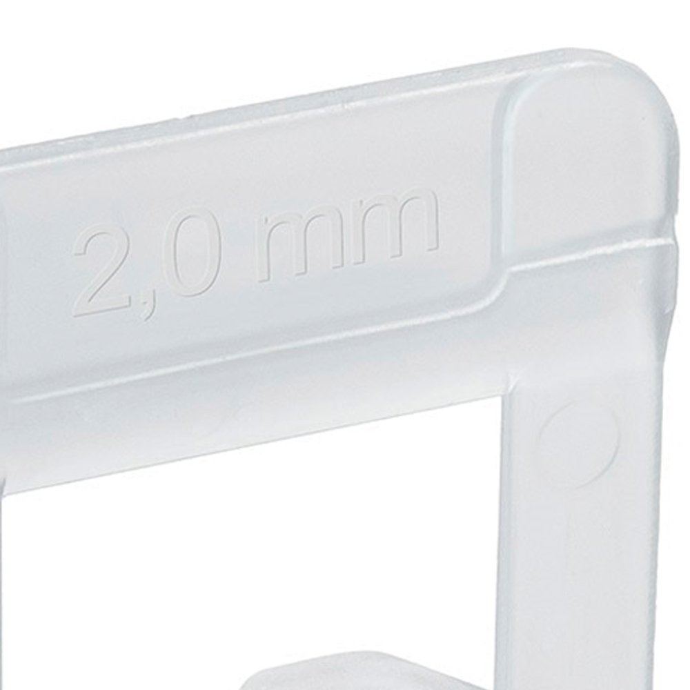 Espaçador Nivelador Cortag Smart 2mm - Embalagem com 100 Unidades