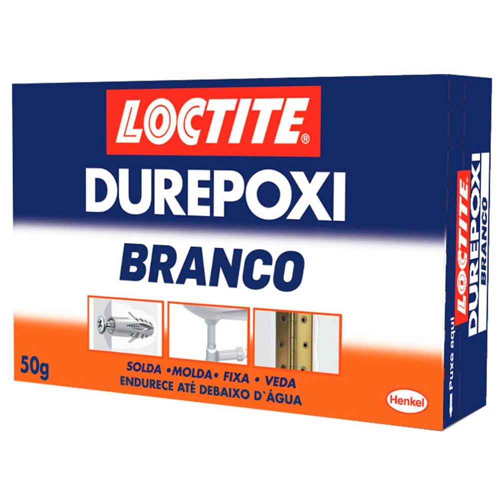 Cola Durepoxi Massa Branca 50g - Embalagem com 12 Unidades