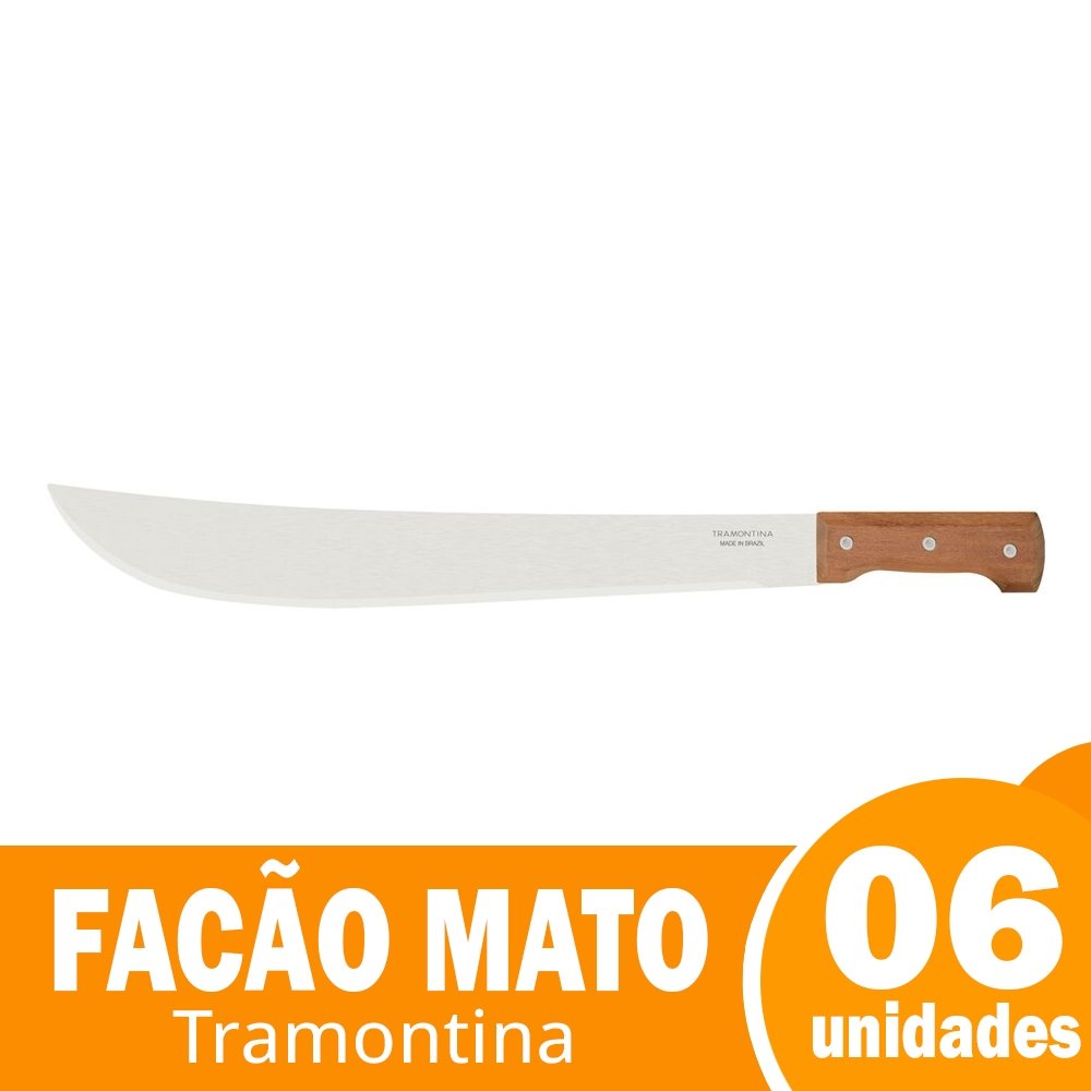 Facão Tramontina para Mato Facoa 22 Ref:26621/022 - Embalagem com 6 Unidades