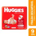 Fralda Descartável Huggies Supreme Care Jumbo Tamanho M - 9 Pacotes com 24 Fraldas - Total 216 Tiras
