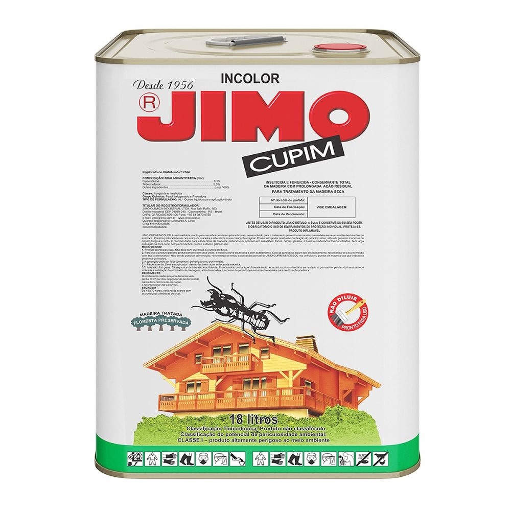 Cupim Jimo Cupinicida Incolor Lata 18L