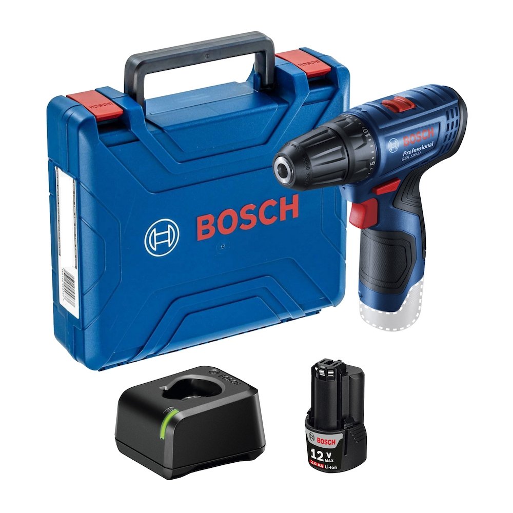 Furadeira Parafusadeira Bosch GSR120 com Bateria 12V Bivolt