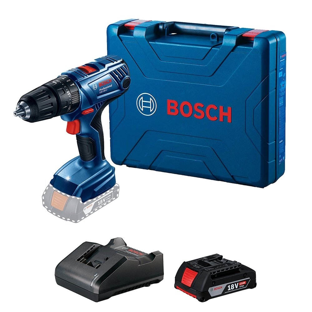 Furadeira/Parafusadeira Bosch GSB180 Profissional Bateria 18V Bivolt