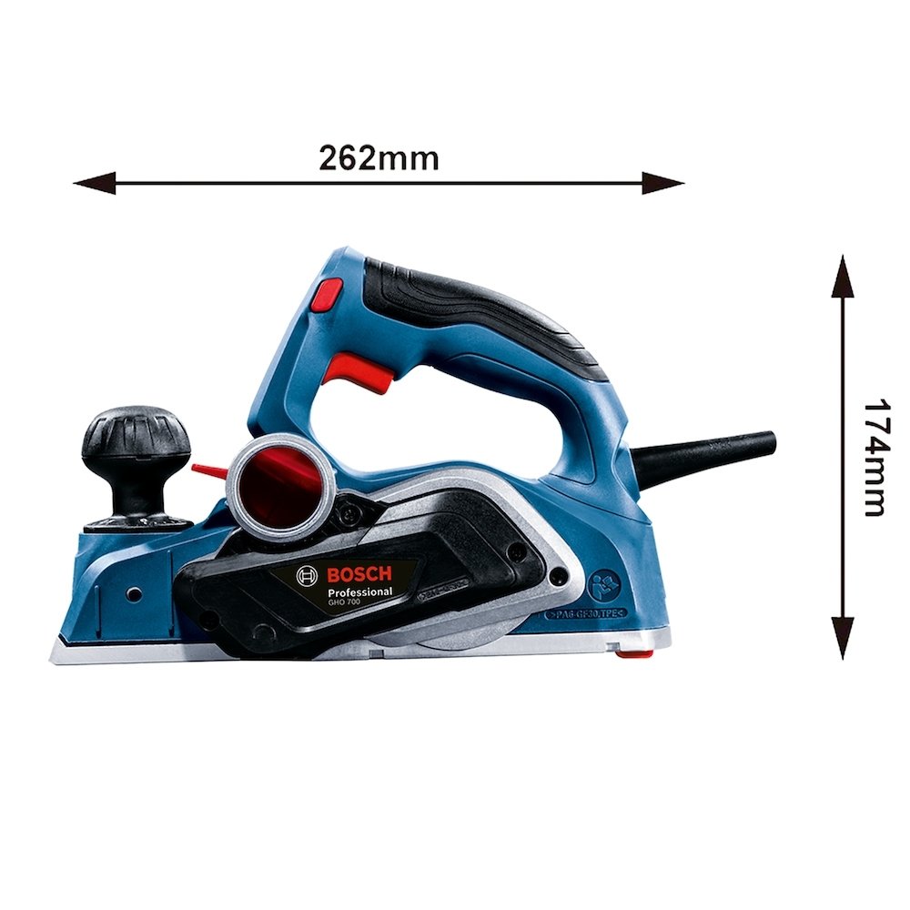 Plaina Elétrica Bosch GHO700 700W 110V