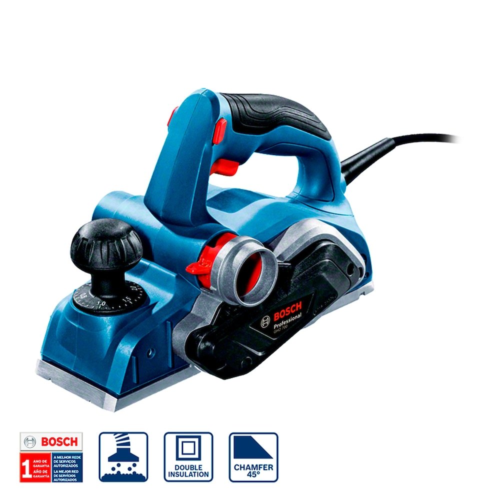 Plaina Elétrica Bosch GHO700 700W 220V