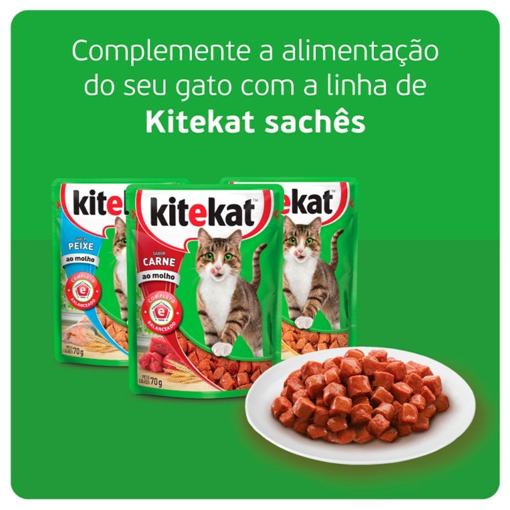 Ração para Gato KiteKat Sabor Mix de Carnes 20kg