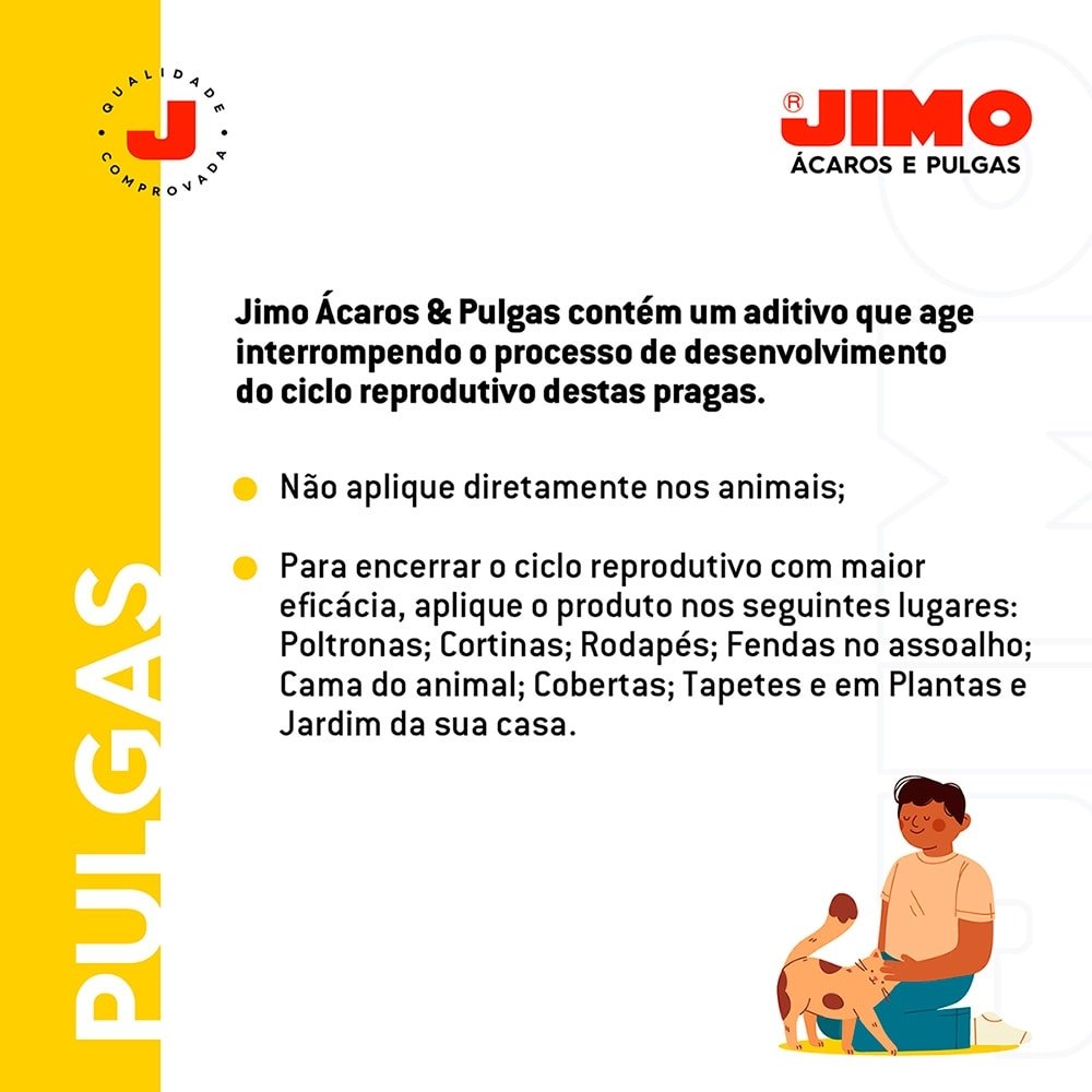 Jimo Acaros E Pulgas Aerosol 300ml/230g