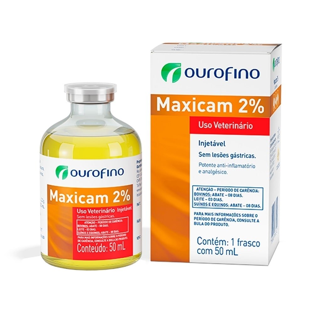Maxicam 2% Injetável 50ml - Ouro Fino | Martins Atacado