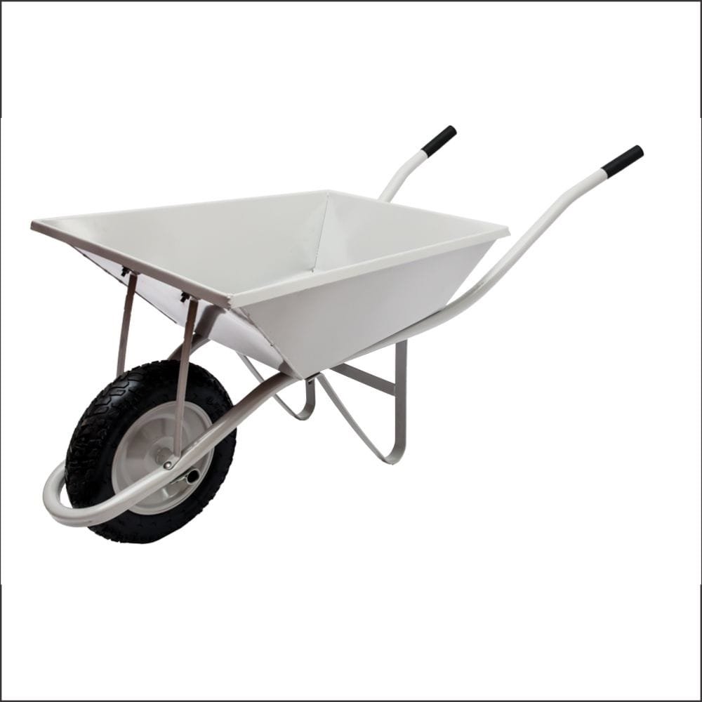 Carrinho de Mão Esfera Extra Forte 60L Chapa 18 Pneu Câmara 3,25x8 Cinza