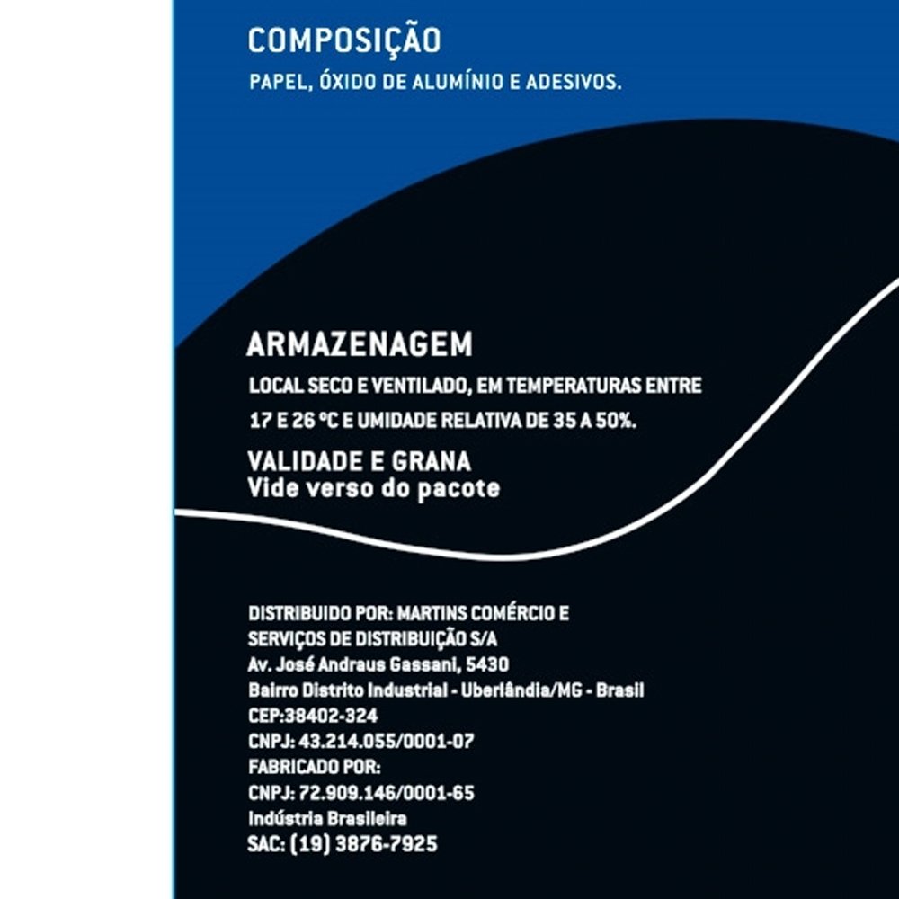 Lixa Pratik Massa e Madeira G100 225x275mm - Embalagem com 50 Unidades