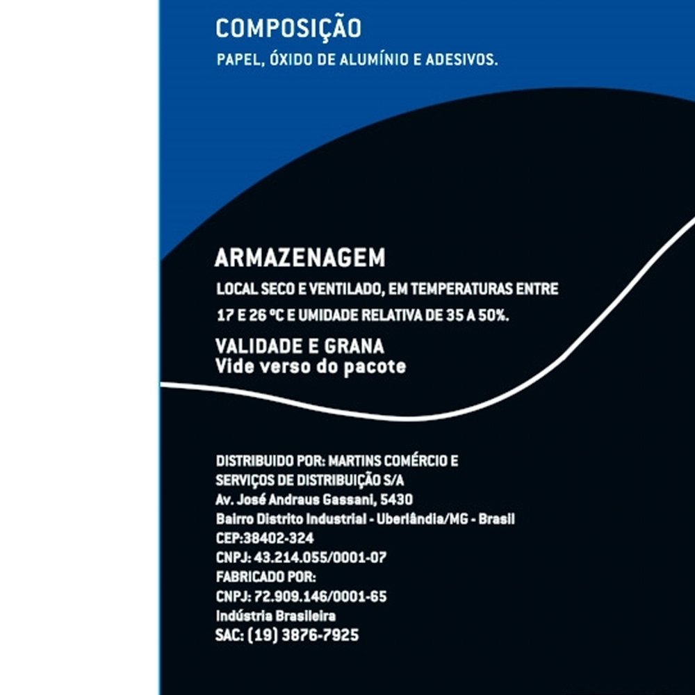 Lixa Pratik Massa e Madeira G120 225x275mm - Embalagem com 50 Unidades