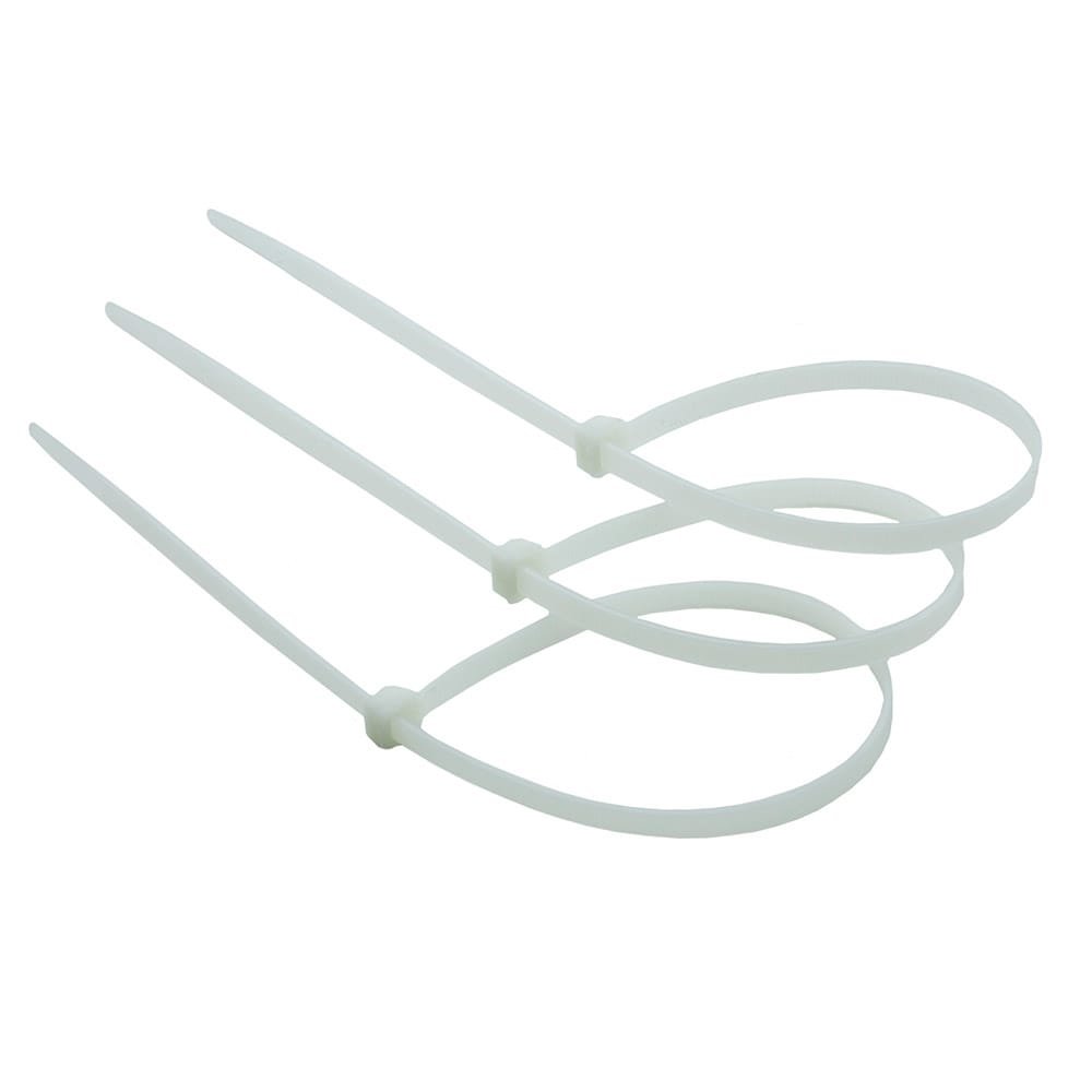 Abraçadeira Nylon 200x2,5mm Branco - Embalagem com 100 unidades - Thompson
