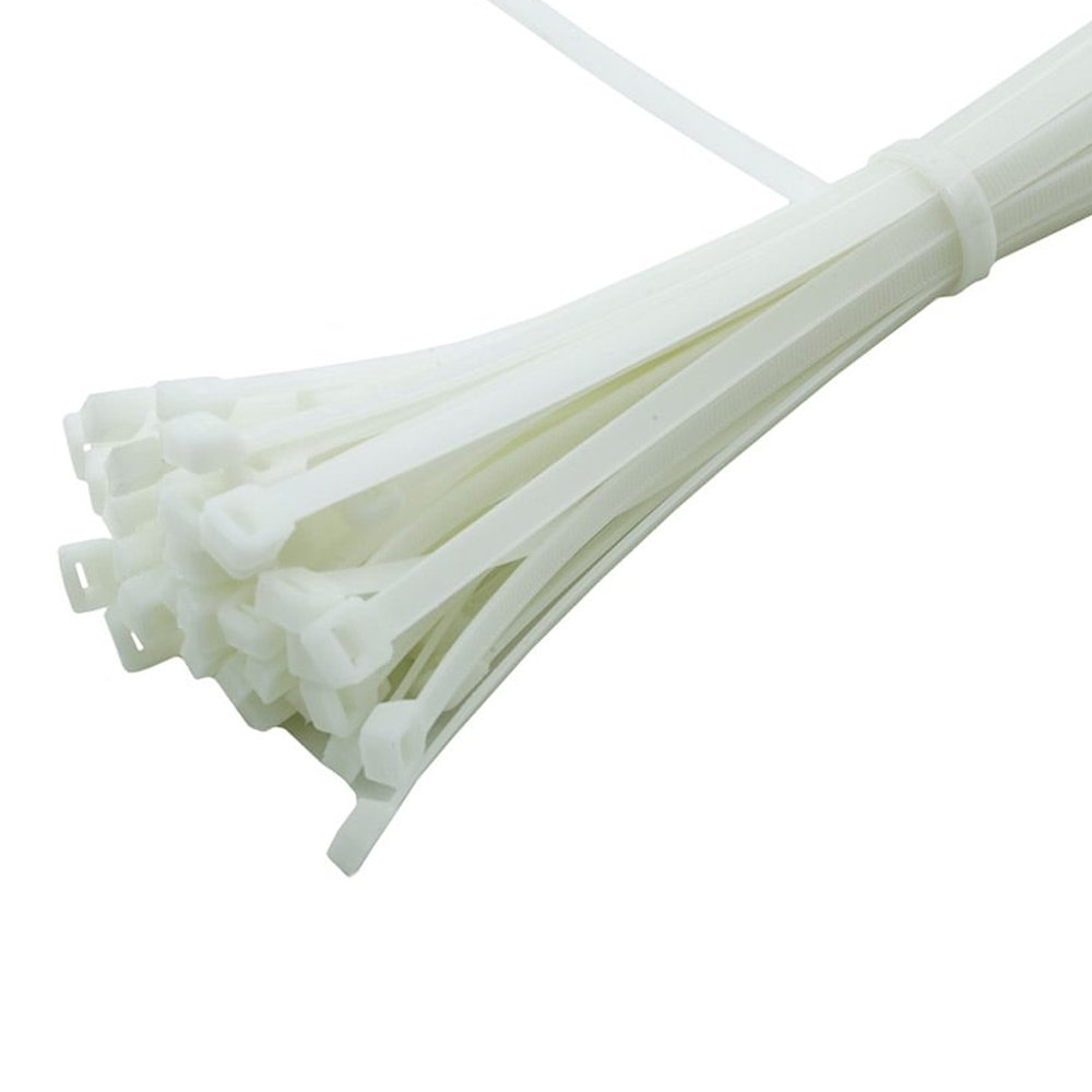 Abraçadeira Nylon 200x2,5mm Branco - Embalagem com 100 unidades - Thompson