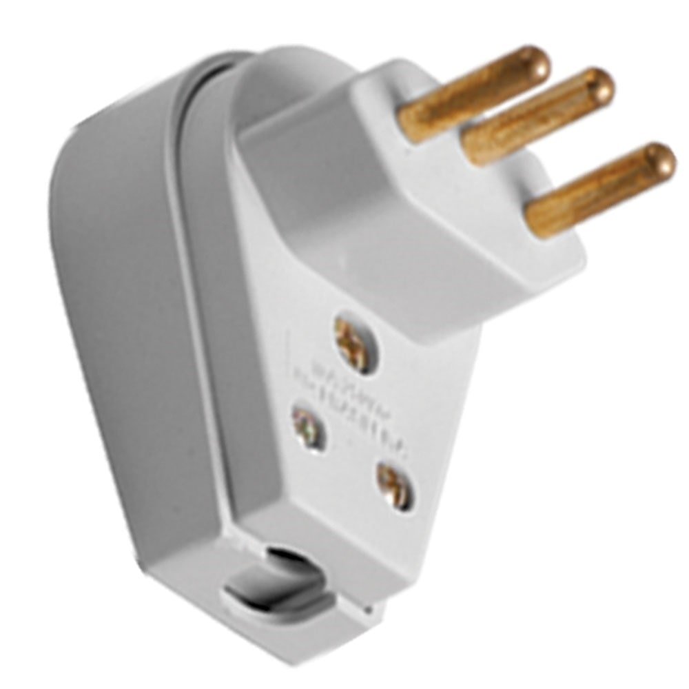 Pino Prensa Ilumi Cabo Gigante 2P+T 20A 250V Cinza - Embalagem com 10 Unidades