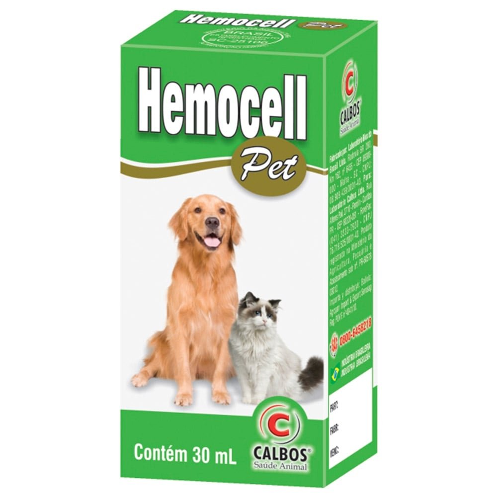 Hemocell Pet Calbos 30ml